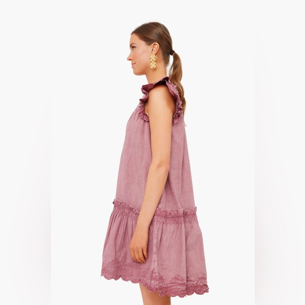 Sea New York Women's Heidi Heart Quilt Petal Sleeve Shift Dress - Picture 3 of 13